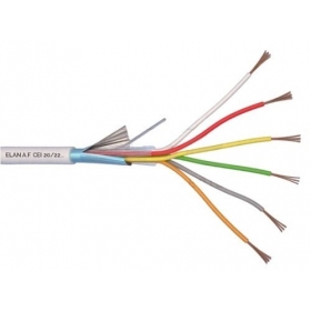 Elan vertinde, afgeschermde beschermende kabel 6x0.22