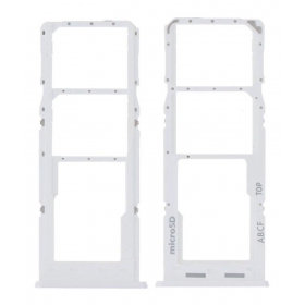 Samsung A236 Galaxy A23 5G SIM-kaarthouder (wit) (service pack) (origineel)