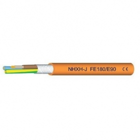 Stroomkabel Eupen NHXH FE-180/E90 5x6 mm² koperen LSZH 0.6/1 kV