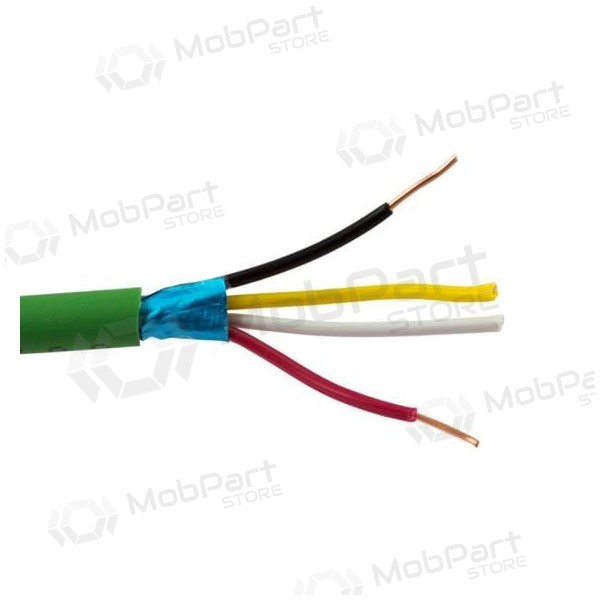 Voedingskabel EIB HCHM 2x2x0.8 mm² koperen LSZH CPR Cca.