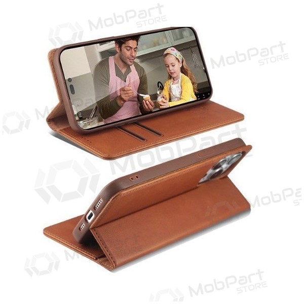 Samsung Galaxy A37 hoesje - HDD Magnetic Wallet Case (bruin)