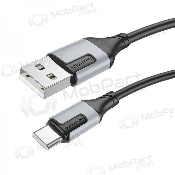USB kabel Borofone BX101 USB-A to USB-C 1.0m zwart