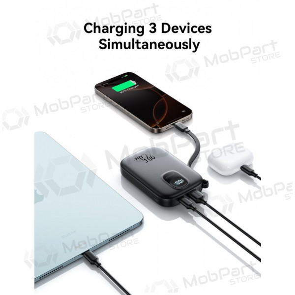 Externe batterij Power Bank Joyroom JR-PBF17 22.5W with USB-C cable 10000mAh zwart