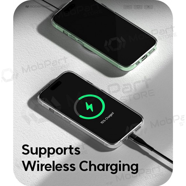 Apple iPhone 16 hoesje 'Mercury Jelly Clear' (transparant)