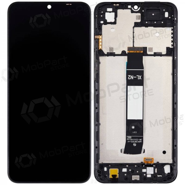 Xiaomi Redmi A1, A1+ scherm (zwart) (met frame) (origineel)