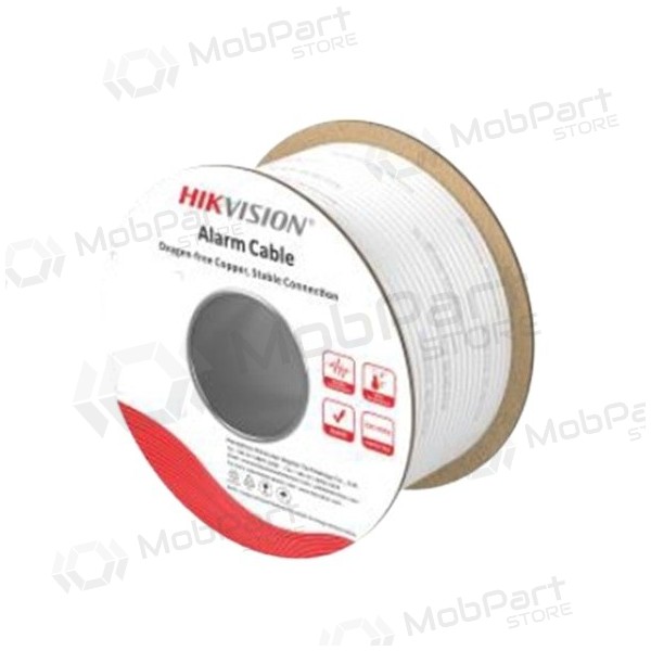 Beveiligingskabel Hikvision 4x0.22 koperen (afgeschermd, LSZH, Eca, 100m rol)