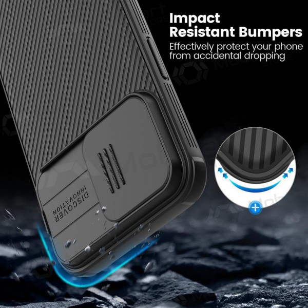 Nillkin CamShield Pro hoesje voor Apple iPhone 15 Pro Max (zwart)