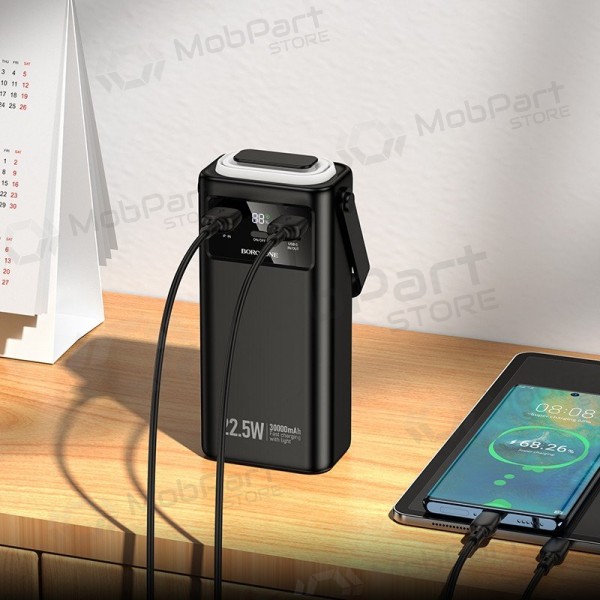 Externe batterij Power Bank Borofone BJ65 22.5W 30000mAh zwart
