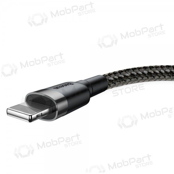 USB kabel Baseus Cafule USB-A to Lightning 1.5A 2.0m grijs-zwart CALKLF-CG1