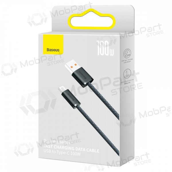 USB kabel Baseus Dynamic 100W USB-A to Type-C 1.0m grijs CALD000616