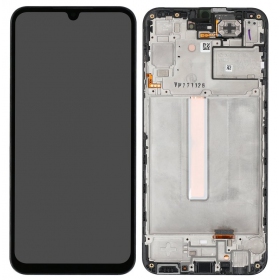 Samsung Galaxy A25 scherm (zwart) (met frame) (OLED)