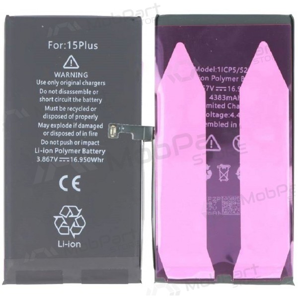 Apple iPhone 15 Plus batterij (Premium)