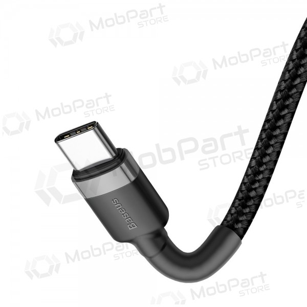USB kabel Baseus Cafule PD60W Type-C 2.0m grijs-zwart CATKLF-HG1