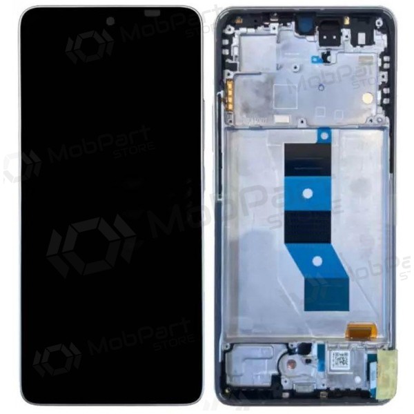 Xiaomi Poco M7 Pro 5G scherm (zilver) (met frame) (origineel)