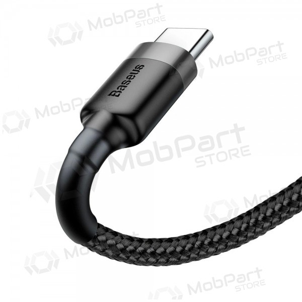 USB-kabel Baseus Cafule USB-C 2.0m 2.0A (grijs-zwart) CATKLF-CG1