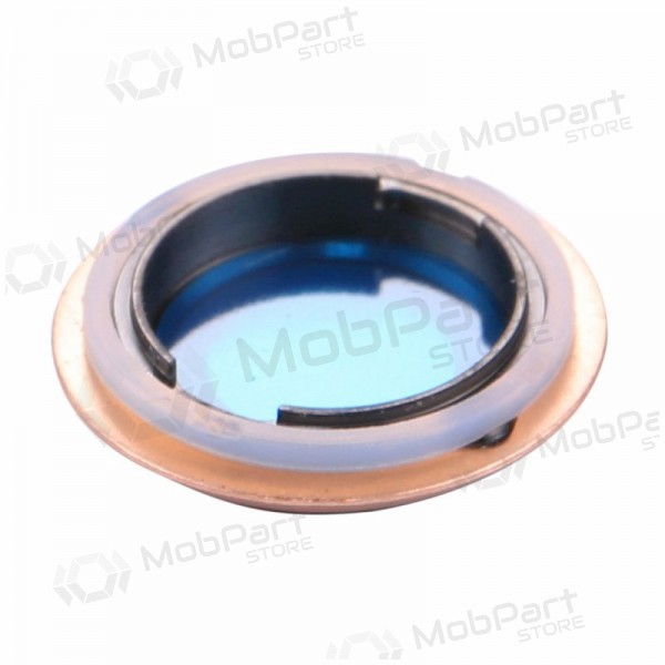 Apple iPhone 8 / SE 2020 / SE 2022 cameraglas (goud) (met frame)