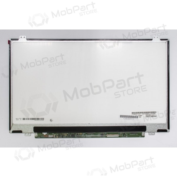 Scherm 14.0 inch 1366x768 HD, LED, SLIM, mat, 40-pins (rechts), A+