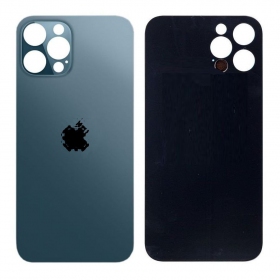 Apple iPhone 12 Pro Max achterzijde glas (Pacific Blue) (met grotere camera-uitsparing)