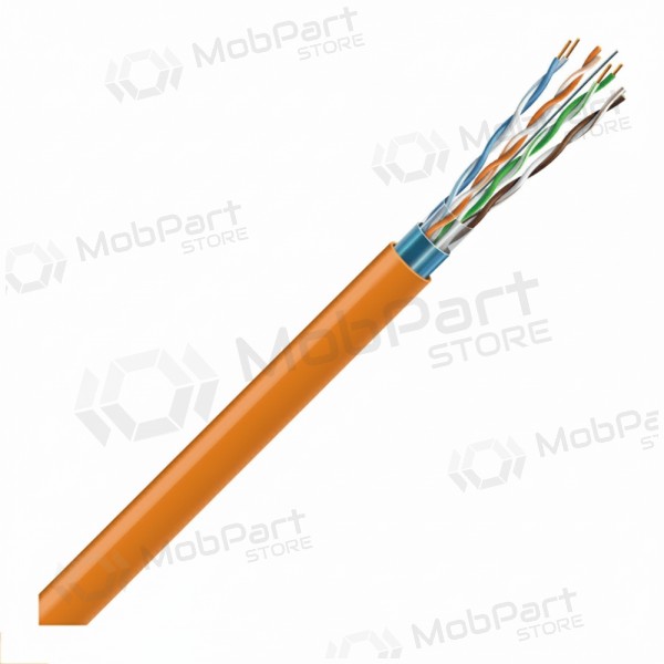 LAN-netwerkkabel ECG FTP 6 (binnen-, afgeschermd, PVC/LSZH, 500m, 23AWG/0,56mm, B2ca(s1,d1,a1))