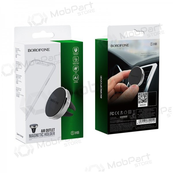 Universele auto telefoonhouder Borofone BH8, magnetisch, voor dashboardmontage, zwart