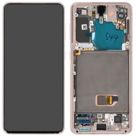 Samsung Galaxy S21 5G scherm (violet) (met frame) (origineel)