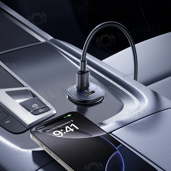 Autolader Baseus GoTrip 2xUSB-C 30W zwart C00072300123-01
