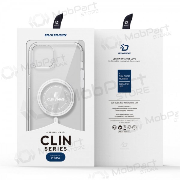 Apple iPhone 15 Plus hoesje Dux Ducis Clin Magsafe (transparant)