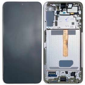 Samsung Galaxy S22+ scherm (paars) (met frame) (origineel)