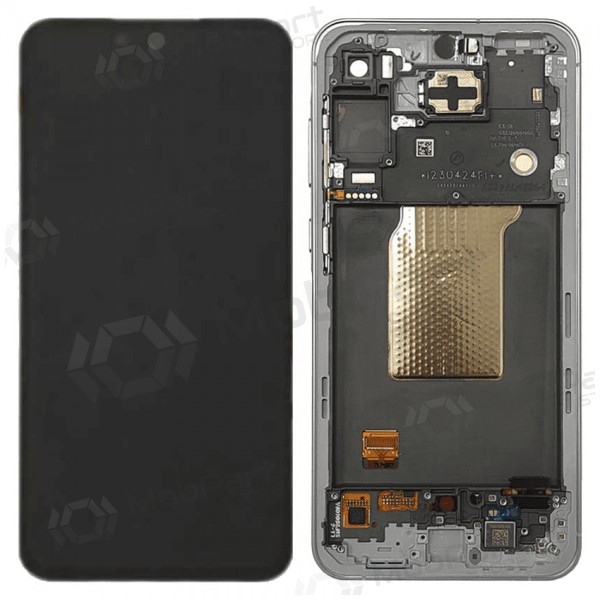 Samsung Galaxy A55 scherm (Awesome Iceblue) (met frame) (refurbished)