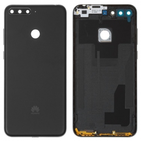 Huawei Y6 Prime 2018 achterkant batterijklepje (zwart) (gebruikt, grade A, origineel)