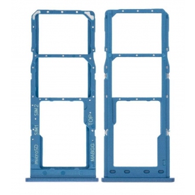 Samsung Galaxy A125 A12 / A127 A12S SIM kaarthouder (blauw) (servicepack) (origineel)